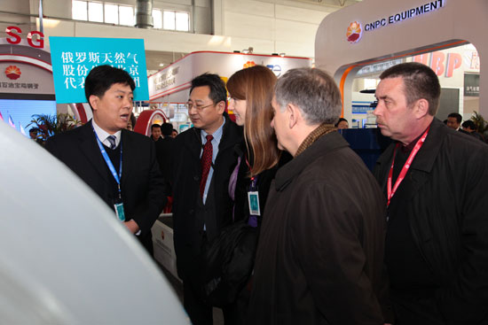Gazprom Delegation Visits cippe2012(圖4)